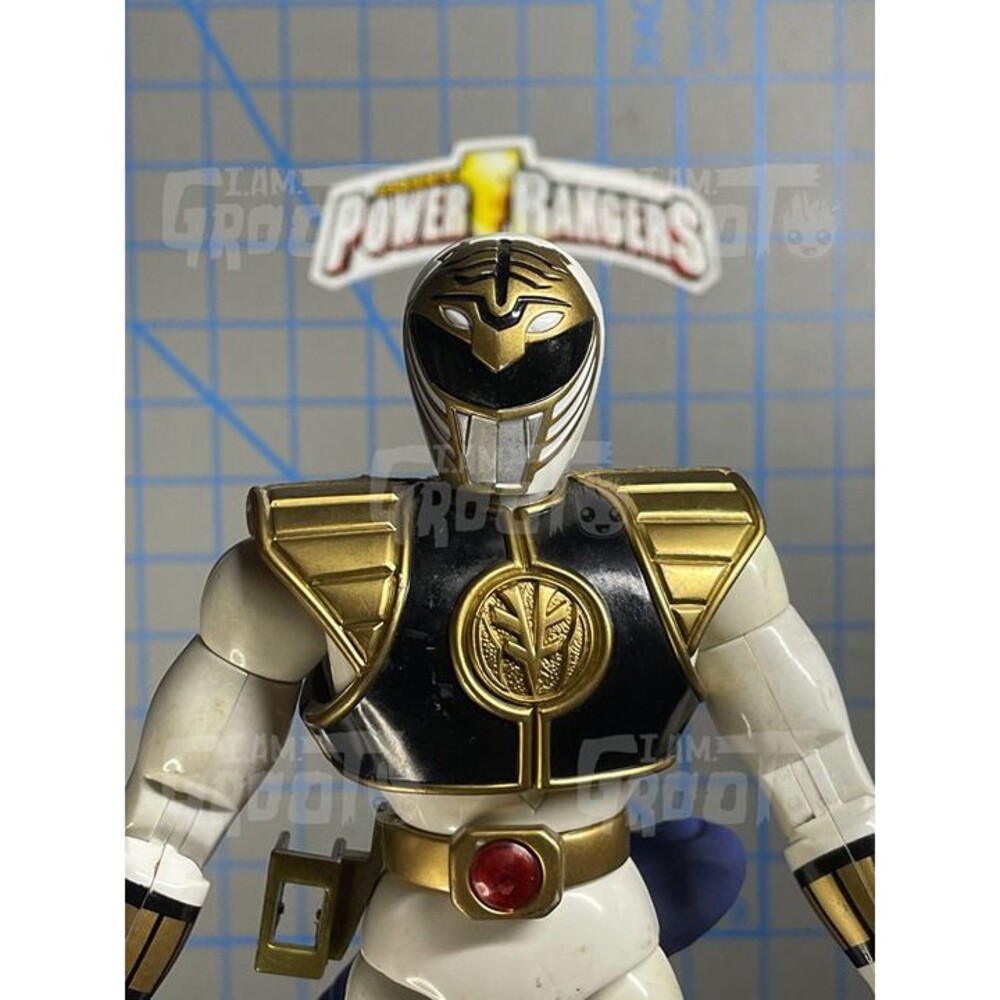Power Rangers White Ranger 8" Inch Figure Tommy JDF Vintage 1993 Bandai